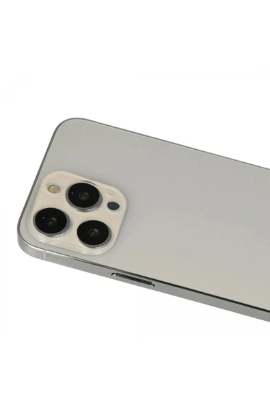 iPhone 13 Pro Max Rainbow Kamera Lens Koruma Cam - Rose Gold ürün görseli