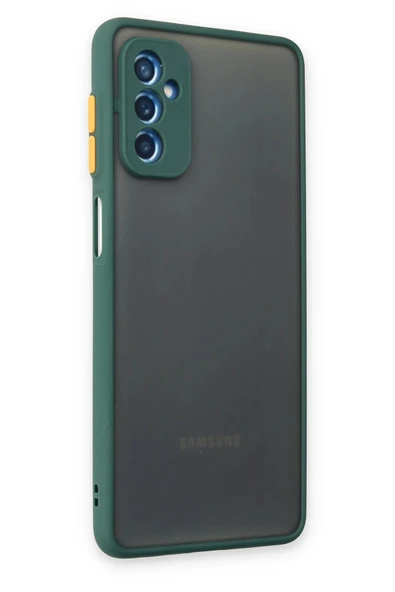 Samsung Galaxy M52 5G Kılıf Montreal Silikon Kapak - Yeşil - Resim 2