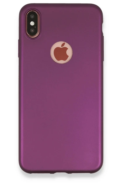 iPhone XS Max Kılıf First Silikon - Mürdüm ürün görseli