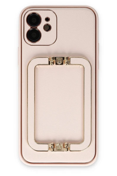 iPhone 12 Kılıf Coco Elit Kapak - Pudra ürün görseli