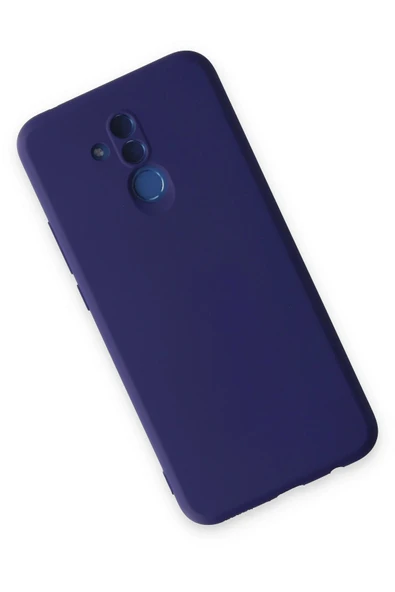 Huawei Mate 20 Lite Kılıf Nano içi Kadife Silikon - Mor - Resim 3