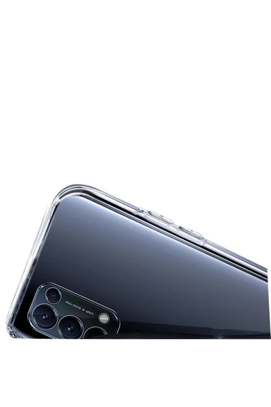 Oppo Reno 5 Pro Kılıf Lüx Şeffaf Silikon - Resim 3