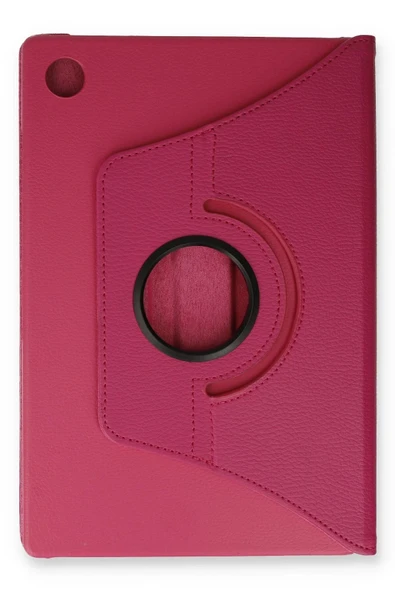 Samsung Galaxy X200 Tab A8 10.5 Kılıf 360 Tablet Deri Kılıf - Pembe - Resim 2
