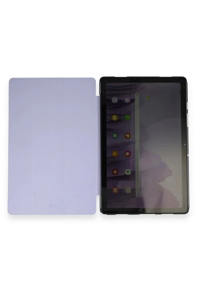 Samsung Galaxy X200 Tab A8 10.5 Kılıf Tablet Smart Kılıf - Lila - Resim 3
