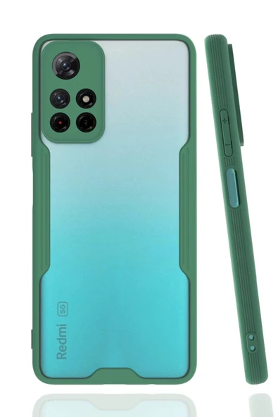 Xiaomi Redmi Note 11T Kılıf Platin Silikon - Yeşil ürün görseli