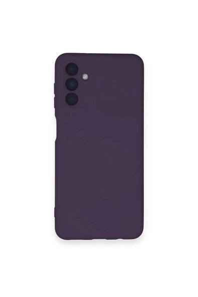 Samsung Galaxy A14 4G Kılıf Nano içi Kadife Silikon - Mor ürün görseli
