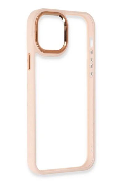 iPhone 12 Pro Max Kılıf Dora Kapak - Pudra - Resim 2