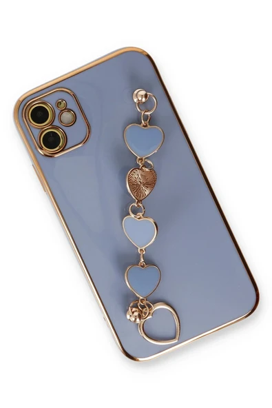 iPhone 12 Kılıf Esila Silikon - Gri - Resim 3