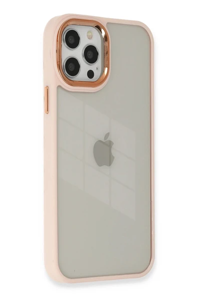 iPhone 12 Pro Max Kılıf Dora Kapak - Pudra ürün görseli
