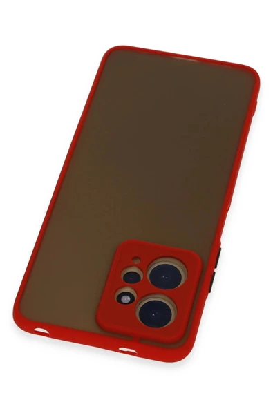 Xiaomi Redmi Note 12 4G Kılıf Montreal Silikon Kapak - Kırmızı - Resim 3