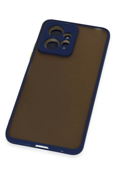 Xiaomi Redmi Note 12 4G Kılıf Montreal Silikon Kapak - Lacivert - Resim 4