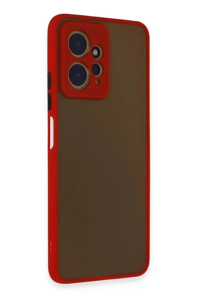 Xiaomi Redmi Note 12 4G Kılıf Montreal Silikon Kapak - Kırmızı - Resim 2