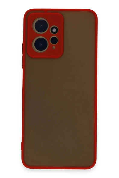Xiaomi Redmi Note 12 4G Kılıf Montreal Silikon Kapak - Kırmızı ürün görseli