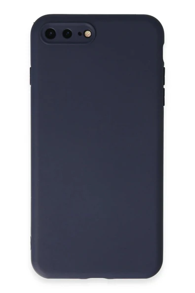 iPhone 7 Plus Kılıf First Silikon - Lacivert - Resim 2