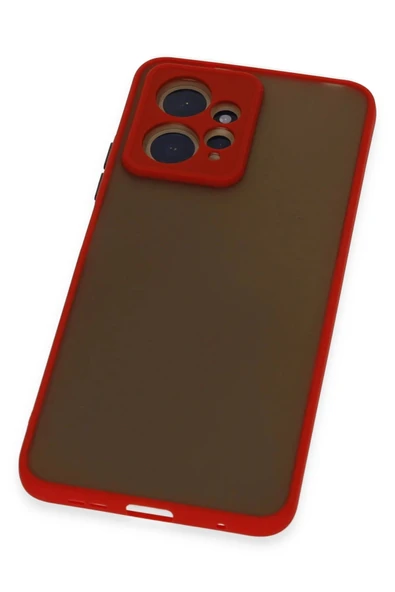 Xiaomi Redmi Note 12 4G Kılıf Montreal Silikon Kapak - Kırmızı - Resim 4