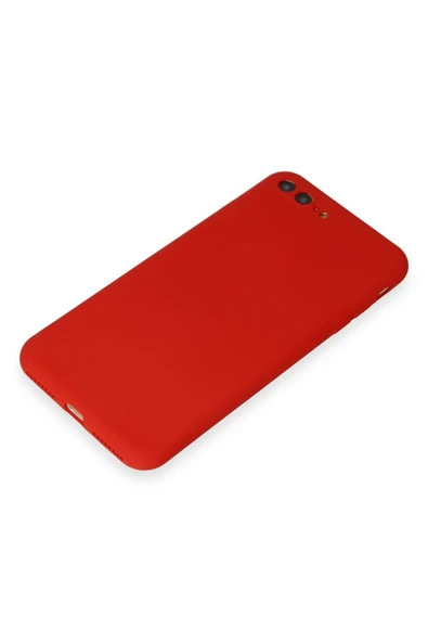 iPhone 7 Plus Kılıf First Silikon - Kırmızı - Resim 4