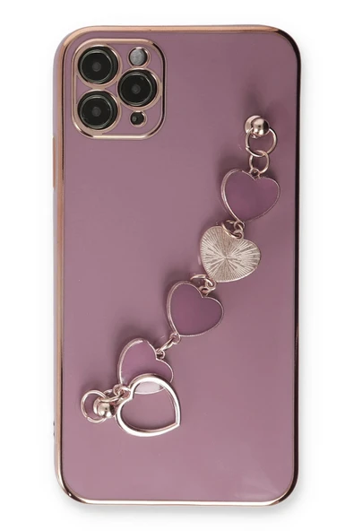 iPhone 11 Pro Kılıf Esila Silikon - Mor - Resim 3