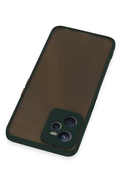 Realme C35 Kılıf Montreal Silikon Kapak - Yeşil - Resim 3