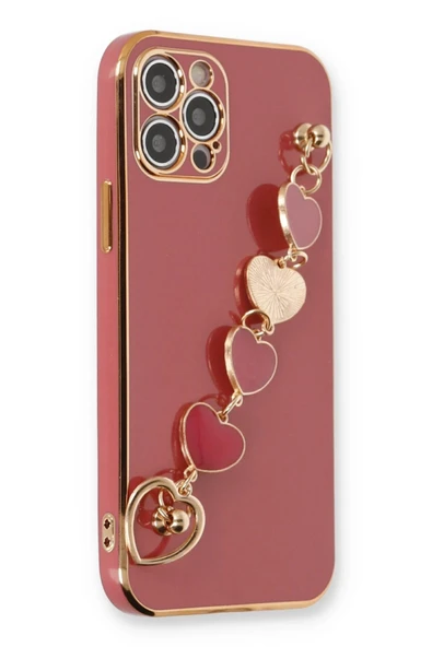 iPhone 12 Pro Max Kılıf Esila Silikon - Kırmızı ürün görseli