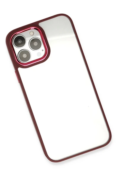 iPhone 13 Pro Max Kılıf Dora Kapak - Kırmızı - Resim 4