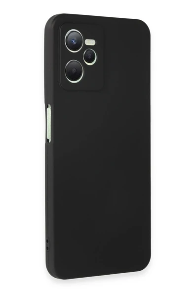 Realme C35 Kılıf First Silikon - Siyah - Resim 3