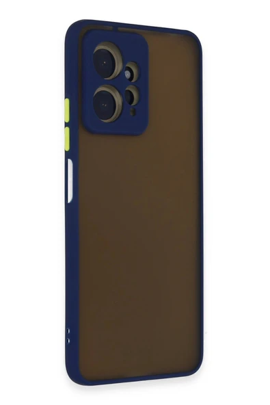 Xiaomi Redmi Note 12 4G Kılıf Montreal Silikon Kapak - Lacivert - Resim 2