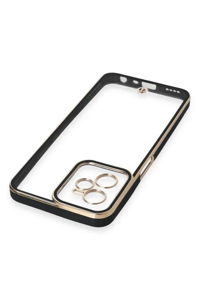 Realme C35 Kılıf Liva Lens Silikon - Siyah - Resim 4