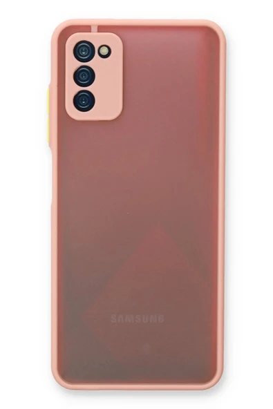 Samsung Galaxy A03S Kılıf Montreal Silikon Kapak - Pembe ürün görseli