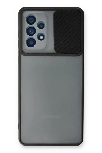 Samsung Galaxy A33 5G Kılıf Palm Buzlu Kamera Sürgülü Silikon - Siyah ürün görseli