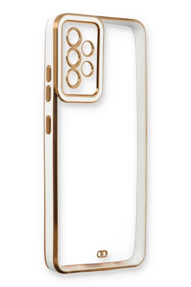 Samsung Galaxy A53 5G Kılıf Liva Lens Silikon - Beyaz - Resim 4