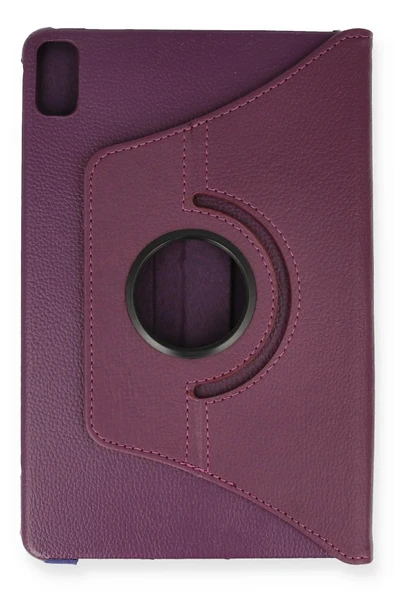 Huawei MatePad 10.4 Kılıf 360 Tablet Deri Kılıf - Mürdüm - Resim 2