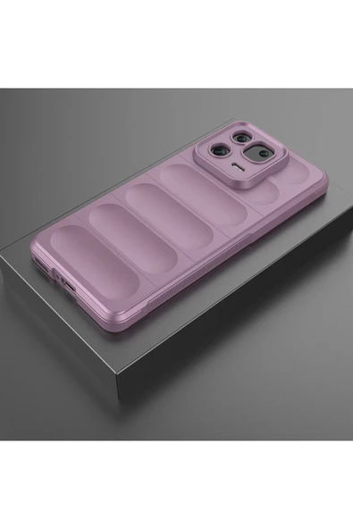 Xiaomi Mi 13 Kılıf Optimum Silikon - Mor - Resim 2