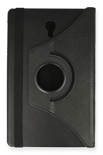 Samsung Galaxy T590 Tab A 10.5 Kılıf 360 Tablet Deri Kılıf - Siyah - Resim 2
