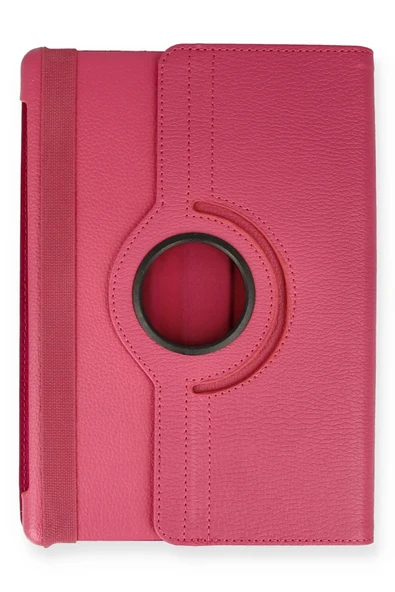 Huawei MediaPad T5 10 Kılıf 360 Tablet Deri Kılıf - Pembe - Resim 2