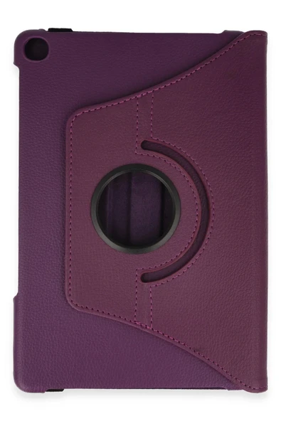 Huawei MatePad SE Kılıf 360 Tablet Deri Kılıf - Mürdüm - Resim 2