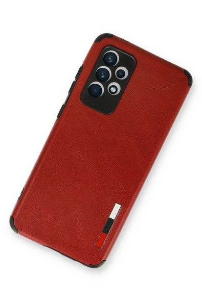 Samsung Galaxy A53 5G Kılıf Loop Deri Silikon - Kırmızı - Resim 2