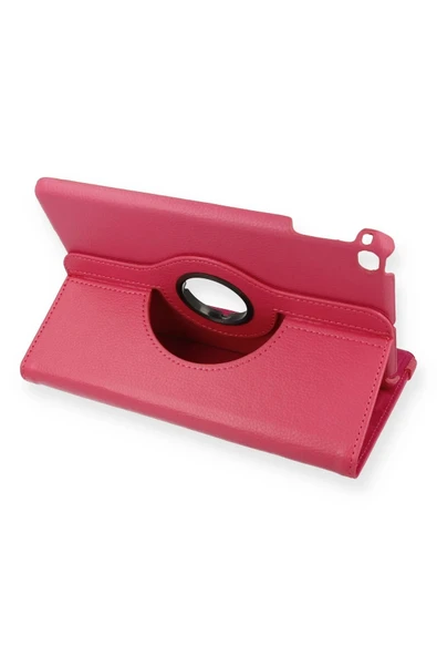 iPad Mini 4 Kılıf 360 Tablet Deri Kılıf - Pembe ürün görseli