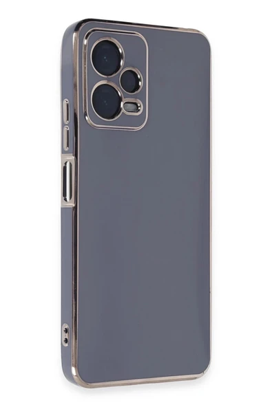 Xiaomi Poco X5 5G Kılıf Volet Silikon - Mavi - Resim 2