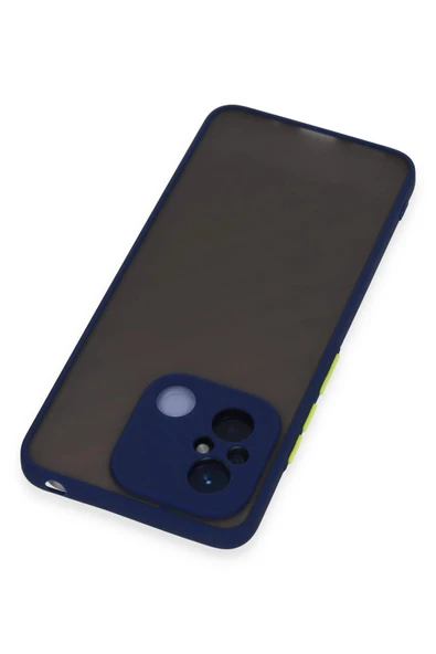 Xiaomi Redmi 12C Kılıf Montreal Silikon Kapak - Lacivert - Resim 3