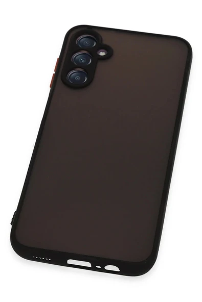 Samsung Galaxy A24 4G Kılıf Montreal Silikon Kapak - Siyah - Resim 4