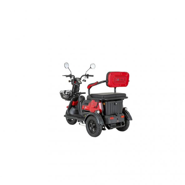E-mon Mondial Capri Elektrikli Motosiklet Kırmızı - 3