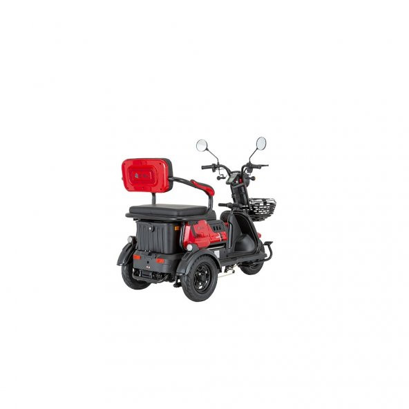 E-mon Mondial Capri Elektrikli Motosiklet Kırmızı - 4
