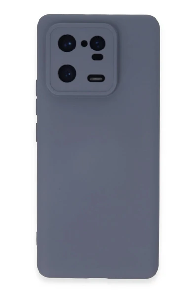 Xiaomi Mi 13 Pro Kılıf Nano içi Kadife Silikon - Gri ürün görseli