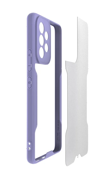 Samsung Galaxy A33 5G Kılıf Platin Silikon - Siyah - Resim 2