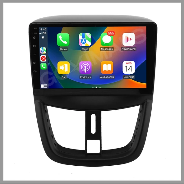 PEUGEOT 207 2006-2012 UYUMLU 8 GB RAM 128 GB HAFIZA ANDROİD MULTİMEDİA TEYP ürün görseli 1