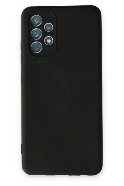 Samsung Galaxy A13 4G Kılıf Nano içi Kadife Silikon - Siyah ürün görseli