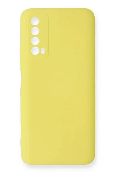 Huawei P Smart 2021 Kılıf Nano içi Kadife Silikon - Sarı ürün görseli