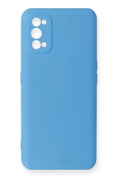 Realme 7 Pro Kılıf Nano içi Kadife Silikon - Mavi ürün görseli