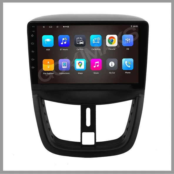 PEUGEOT 207 2006-2012 UYUMLU 8 GB RAM 128 GB HAFIZA ANDROİD MULTİMEDİA TEYP - Resim 9