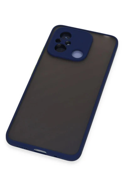 Xiaomi Redmi 12C Kılıf Montreal Silikon Kapak - Lacivert - Resim 4